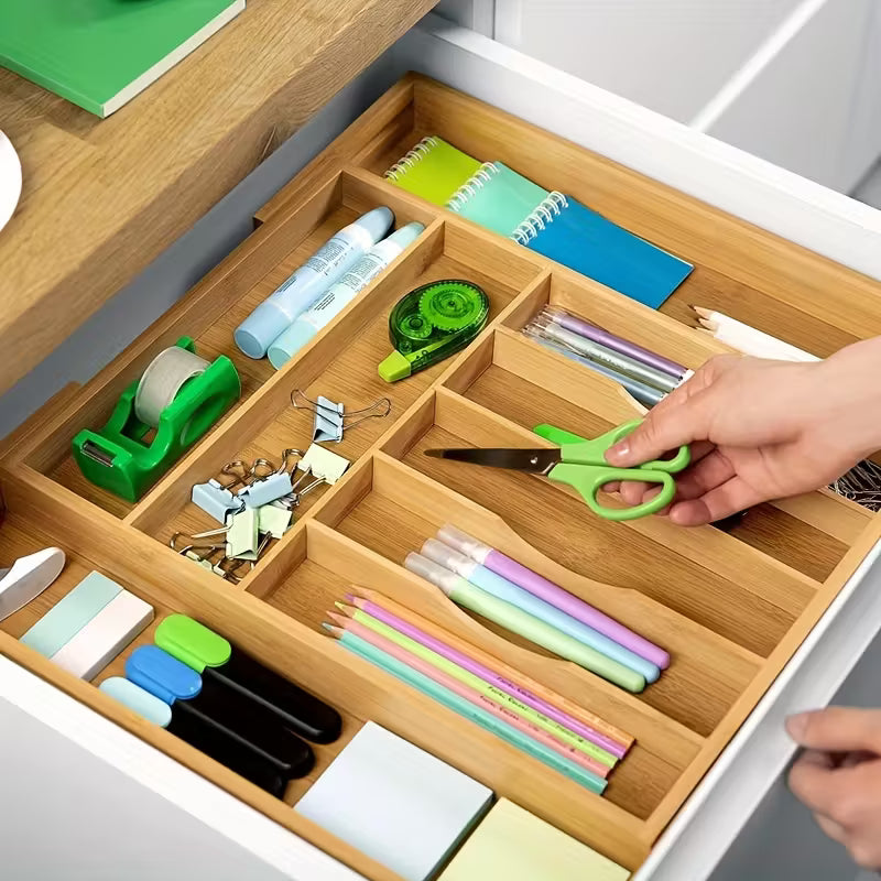 Bamboo Drawer Organiser