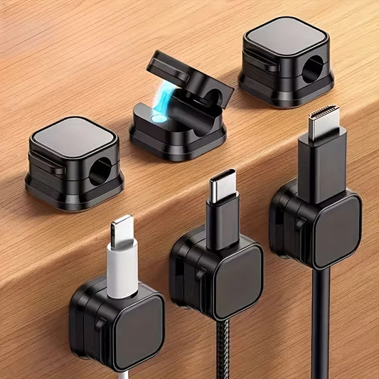 Desk Cable Organiser Clips (Set of 6)